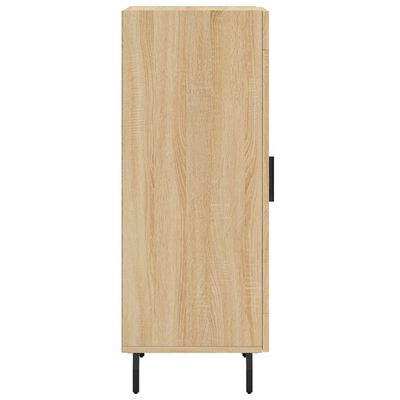 vidaXL Credenza Rovere Sonoma 34,5x34x90 cm in Legno Multistrato