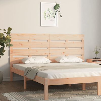 vidaXL Testiera per Letto 135x3x80 cm in Legno Massello di Pino