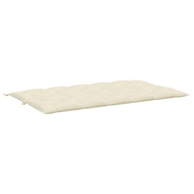 vidaXL Cuscino per Panca Bianco Crema 180x(50+50)x7 cm Tessuto Oxford