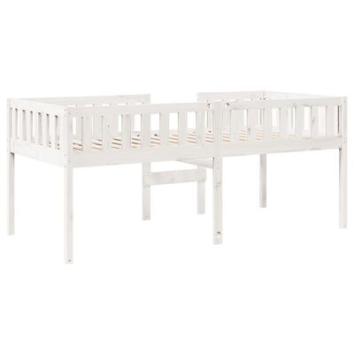 vidaXL Letto per Bambini senza Materasso Bianco 75x190cm Massello Pino