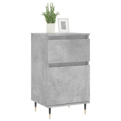 vidaXL Credenza Grigio Cemento 40x35x70 cm in Legno Multistrato