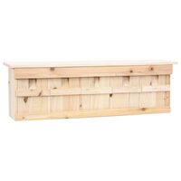 vidaXL Casetta per Passeri con 5 Camere 68x15x21 cm Legno di Abete