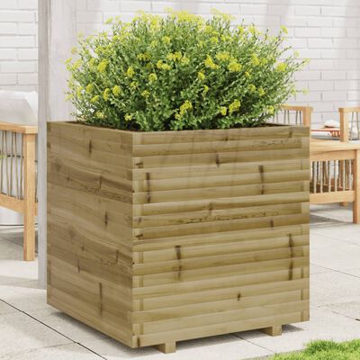 vidaXL Fioriera da Giardino 70x70x72,5 cm in Legno di Pino Impregnato