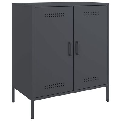 vidaXL Credenza Antracite 68x39x79 cm in Acciaio