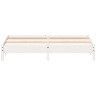 vidaXL Letto senza Materasso Bianco 180x200 cm Legno Massello di Pino