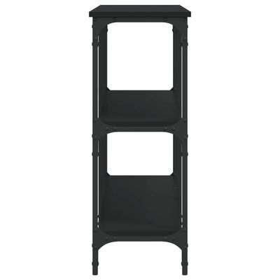 vidaXL Tavolino Consolle Nero 150x29x75 cm in Legno Multistrato