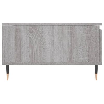 vidaXL Tavolino da Salotto Grigio Sonoma 90x60x35 cm Legno Multistrato