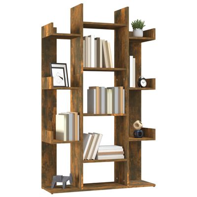 vidaXL Libreria Rovere Fumo 86x25,5x140 cm in Legno Multistrato