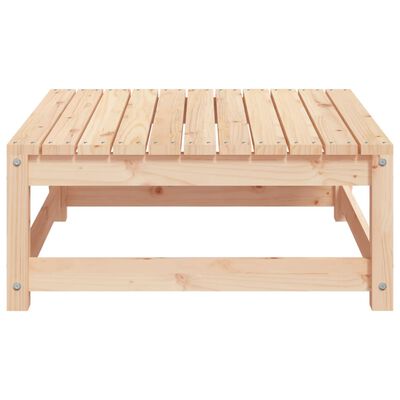 vidaXL Poggiapiedi da Giardino 70x70x30 cm in Legno Massello di Pino