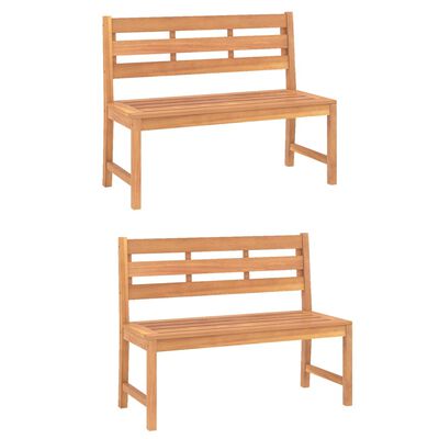 vidaXL Set da Pranzo per Giardino 3 pz in Legno Massello di Teak