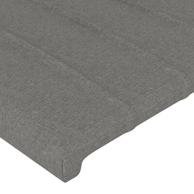 vidaXL Testiere 2 pz Grigio Scuro 100x5x78/88 cm in Tessuto