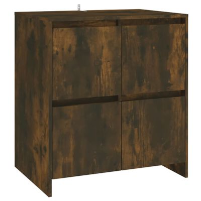 vidaXL Credenza Rovere Fumo 70x41x75 cm in Truciolato