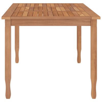 vidaXL Tavolo da Pranzo da Giardino 200x90x75cm Legno Massello di Teak