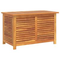 vidaXL Contenitore Giardino con Feritoia 90x50x56cm Massello Acacia