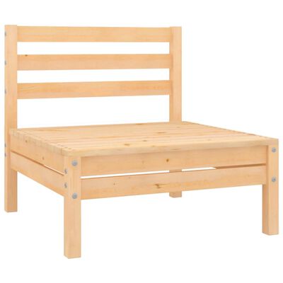 vidaXL Set Salotto da Giardino 4 pz in Legno Massello di Pino