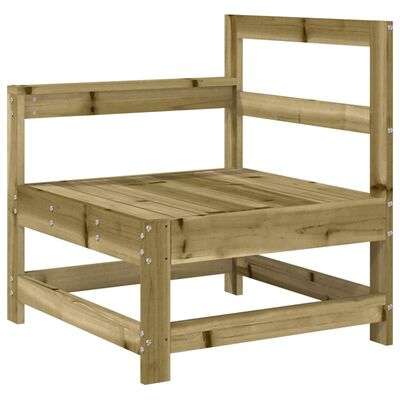 vidaXL Set Salotto da Giardino 10 pz in Legno Impregnato di Pino