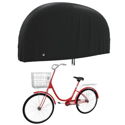 vidaXL Copertura per Bici Nera 200x70x110 cm 190T Oxford