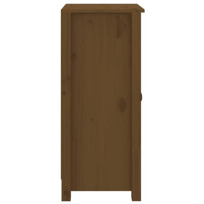 vidaXL Credenze 2 pz Ambra 39x35x80 cm in Legno Massello di Pino