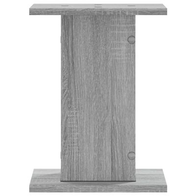 vidaXL Supporti per Piante 2 pz Grigio Sonoma 30x30x40cm in Truciolato