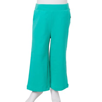 Pantaloni per Bambini a Gamba Larga Menta 116