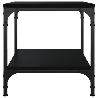 vidaXL Tavolini 2pz Nero 40x40x40 cm in Legno Multistrato