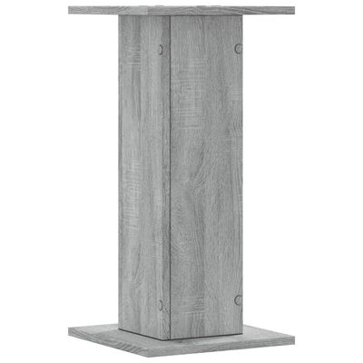 vidaXL Supporti per Piante 2 pz Grigio Sonoma 30x30x60cm in Truciolato