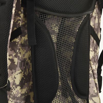 vidaXL Zaino da Trekking Cammello Mimetico 60 L in Tessuto Oxford