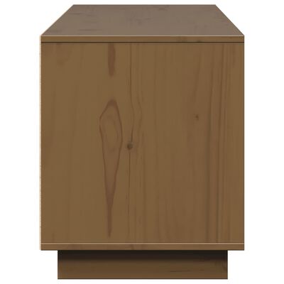 vidaXL Mobile Porta TV ambra 156x37x45 cm in Legno Massello di Pino