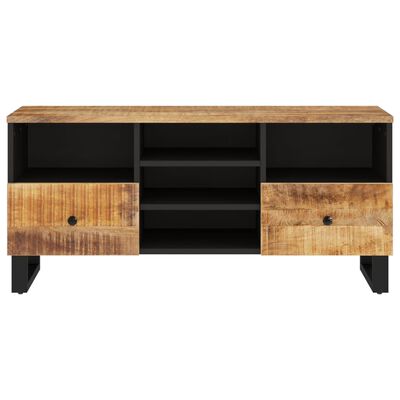 vidaXL Mobile TV 100x33x46cm Legno Massello Mango e Legno Multistrato