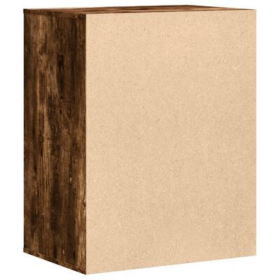 vidaXL Cassettiera Angolare Rovere Fumo 60x41x76cm Legno Multistrato