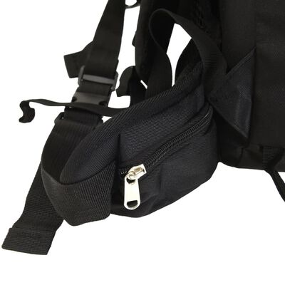 vidaXL Zaino da Trekking Nero 60 L in Tessuto Oxford