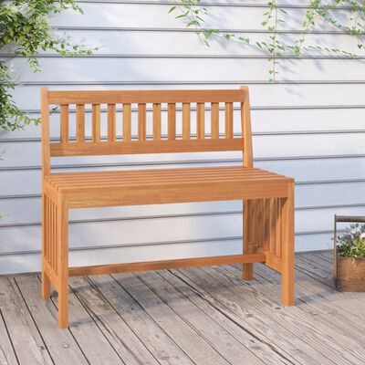 vidaXL Panca da Giardino 80 cm Legno Massello di Eucalipto