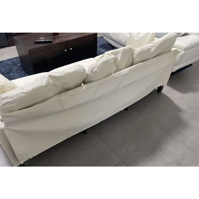 vidaXL Divano a 3 Posti B-Stock Grigio Scuro 180 cm in Tessuto