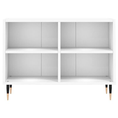 vidaXL Mobile Porta TV Bianco 69,5x30x50 cm in Legno Multistrato