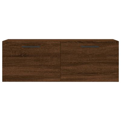 vidaXL Mobile a Parete Rovere Marrone 100x36,5x35 cm Legno Multistrato