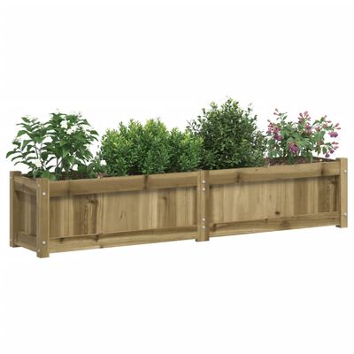 vidaXL Fioriere da Giardino 2 pz in Legno di Pino Impregnato