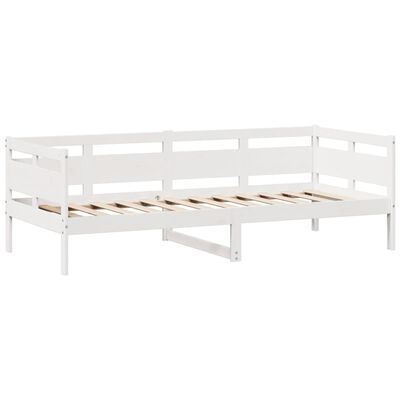 vidaXL Dormeuse con Cassetti Bianca 80x200 cm Legno Massello di Pino