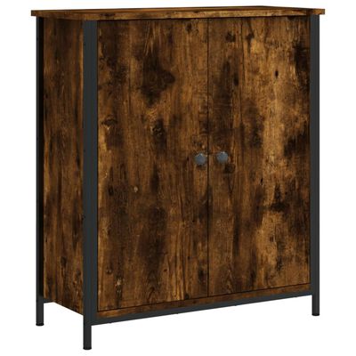 vidaXL Credenza Rovere Fumo 70x30x80 cm in Legno Multistrato