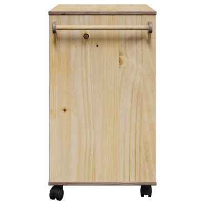 vidaXL Carrello da Cucina OTTA 59x45x80 cm in Legno Massello di Pino