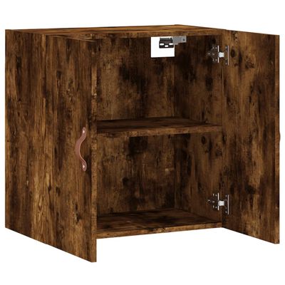 vidaXL Armadietto a Muro Rovere Fumo 60x31x60 cm in Legno Multistrato