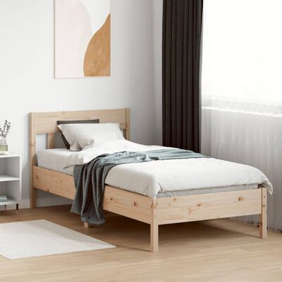 vidaXL Letto senza Materasso 90x200 cm in Legno Massello di Pino