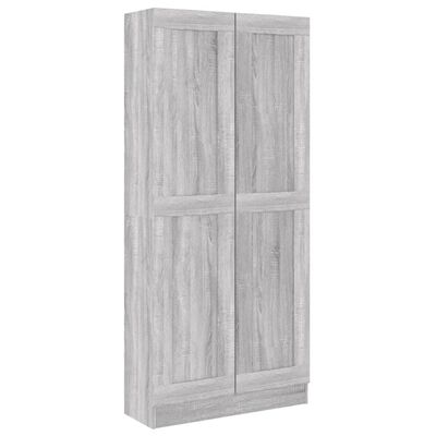 vidaXL Comodino Grigio Sonoma 82,5x30,5x185,5 cm in Legno Multistrato