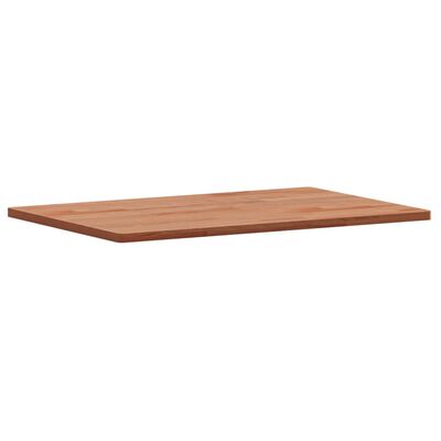 vidaXL Piano Tavolo 60x40x1,5cm Rettangolare Legno Massello Faggio