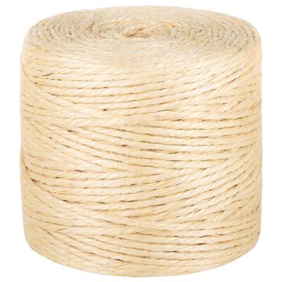 vidaXL Corda in Sisal 100% 4 mm 50 m