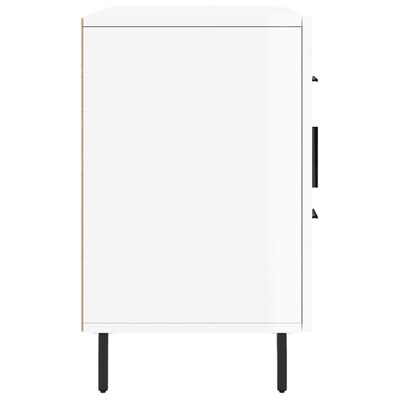 vidaXL Credenza Bianco Lucido 100x36x60 cm in Legno Multistrato