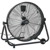 vidaXL Ventilatore da Pavimento 60 cm 180 W Nero