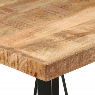 vidaXL Tavolino da Bar 55x55x107 cm Legno Massello di Mango e Ferro