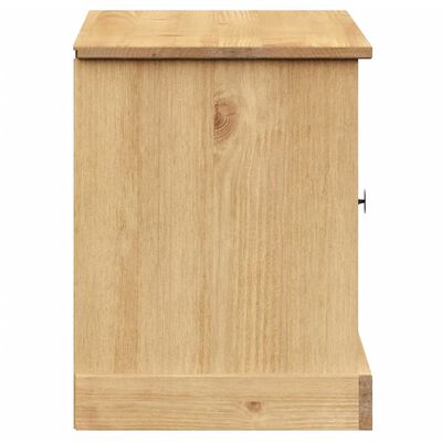 vidaXL Panca Porta Scarpe VIGO 106x35x45 cm in Legno Massello di Pino