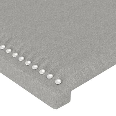 vidaXL Testiere 2 pz Grigio Chiaro 72x5x78/88 cm in Tessuto