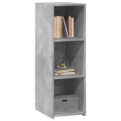 vidaXL Credenza Grigio Cemento 30x41x93 cm in Legno Multistrato